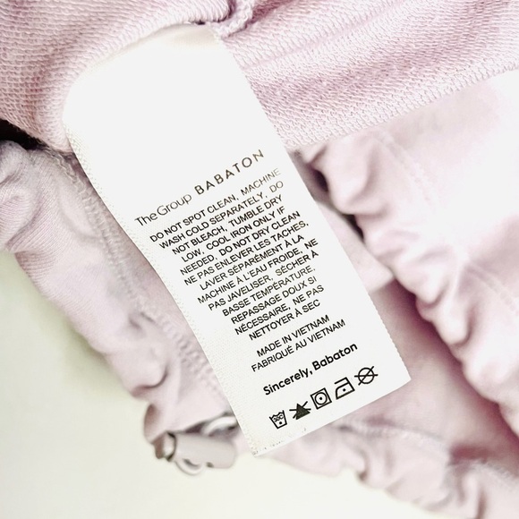 Aritzia The Group By Babaton Region Sweatshirt Cinchable Crew Neck Crop S $88 - Picture 8 of 12